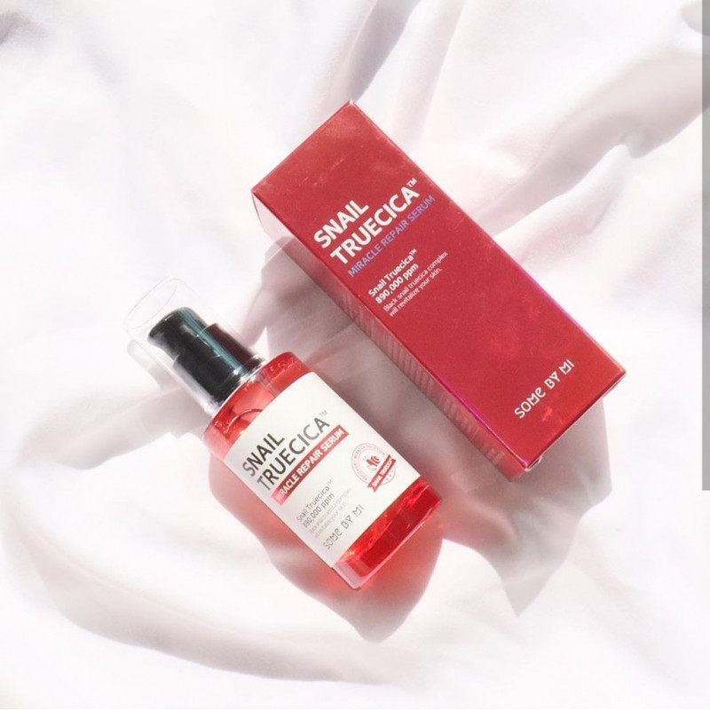 Tinh chất giảm sẹo lõm, sẹo mụn Some By Mi Snail Truecica Miracle Repair Serum