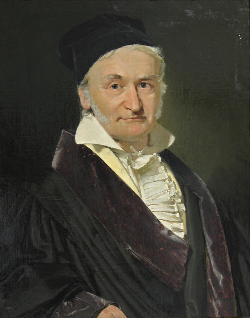Carl Friedrich Gauß (1777–1855), vẽ bởi Christian Albrecht Jensen