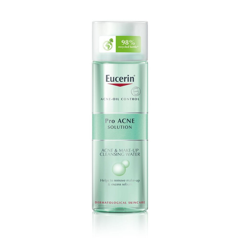 Nước tẩy trang Eucerin Pro Acne Solution Acne & Make Up Cleansing Water