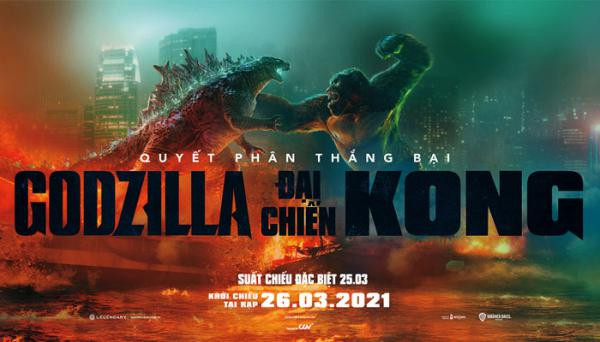 Godzilla vs. Kong - Godzilla đại chiến Kong (bộ phim lẻ hay đề tài quái vật)