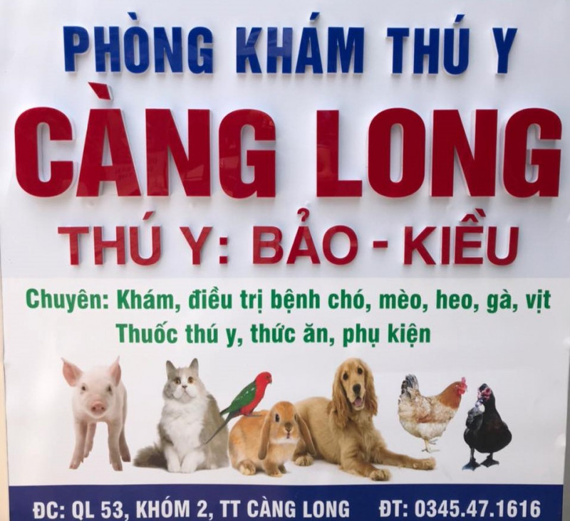 Phòng khám thú y Càng Long