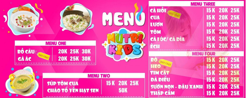 Cháo Dinh Dưỡng Cao Cấp Nutri Kids