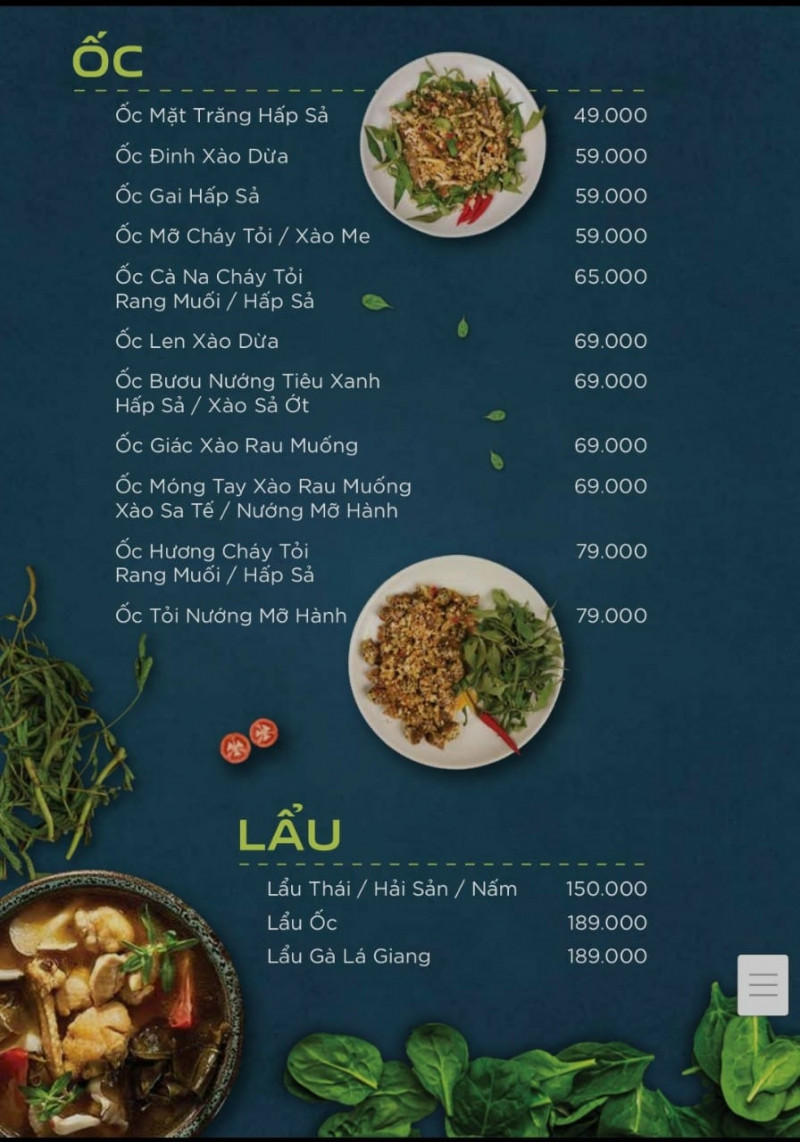 Tiến Vua Quán - Ốc Lẩu Nướng