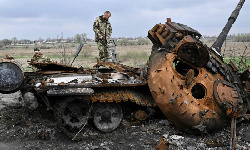 Xe tăng Nga tại chiến trường Ukraine