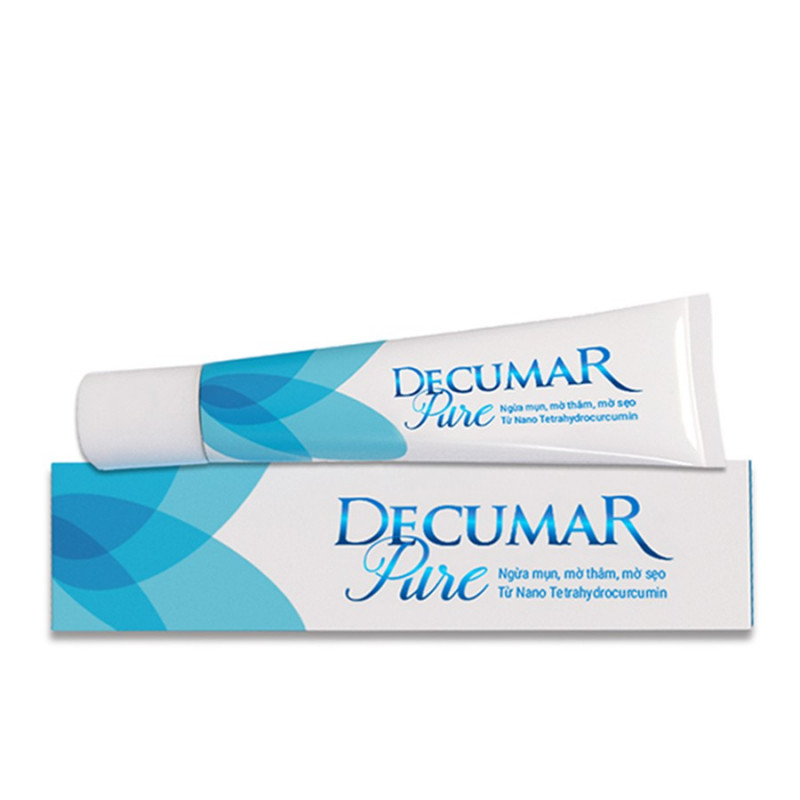 Gel ngừa mụn da mặt trong suốt Decumar Pure 15gr