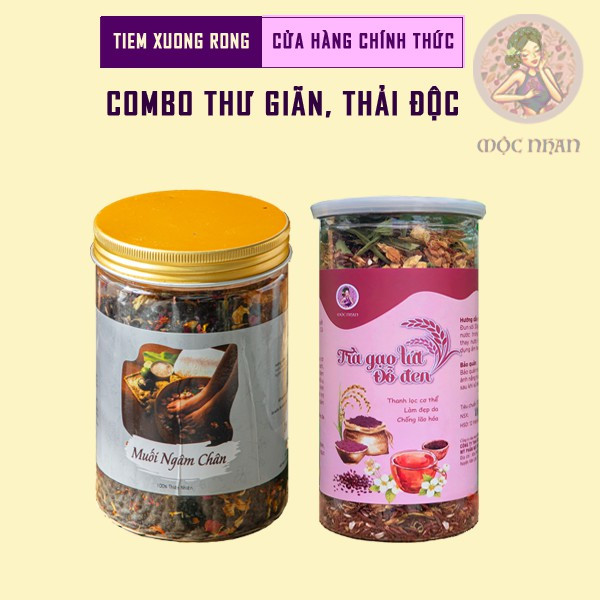 Muối ngâm chân thảo dược hết mất ngủ, giảm đau nhức xương khớp MỘC NHAN