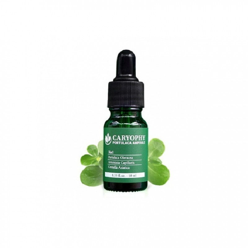 Serum rau má giảm mụn mờ thâm Caryophy Portulaca Ampoule - 10 ml