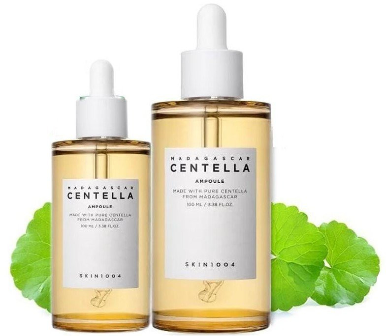 Serum tinh chất rau má Skin1004 Madagascar Centella Asiatica Ampoule giảm mụn phục hồi da 55ml