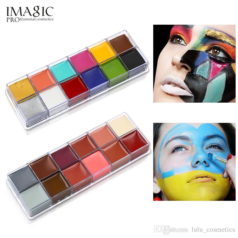 IMAGIC Halloween Face Body Paint Oil Painting Art Make Up Set Tools Party Fancy Dress