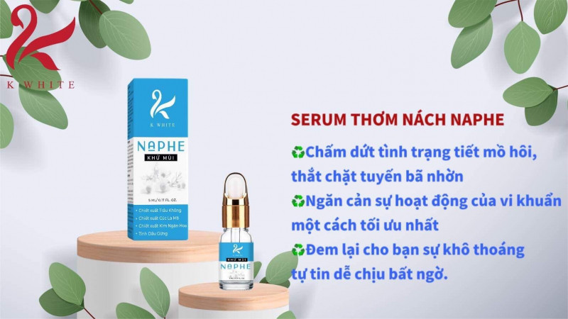 Serum thơm nách Naphe K White