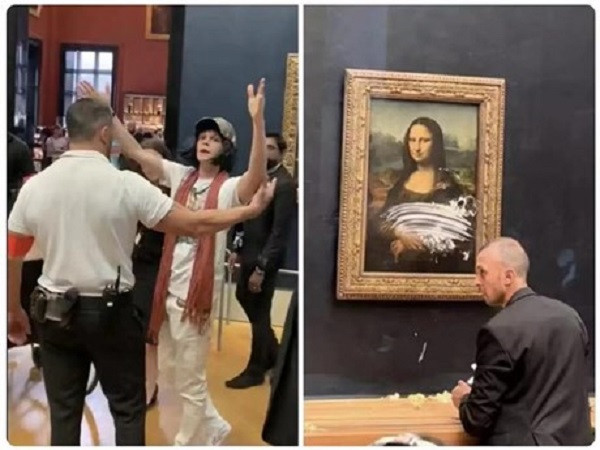 Mona Lisa bị tạt kem