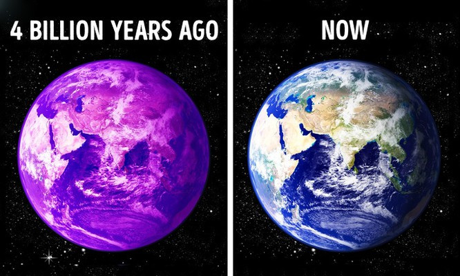 Trái đất từng có màu tím