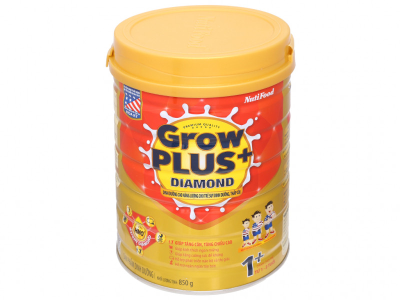 Sữa bột NutiFood NutiFood Grow Plus+ Diamond 1+ (1 - 2 tuổi)