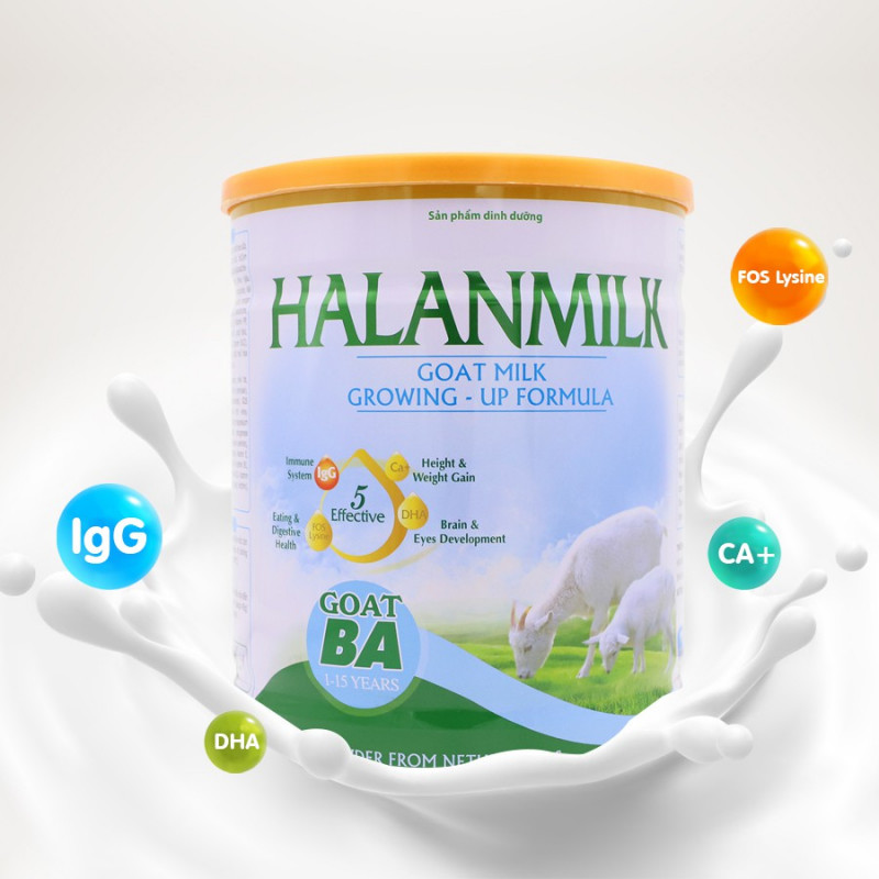 Sữa bột Halan Milk Goat ba 900g