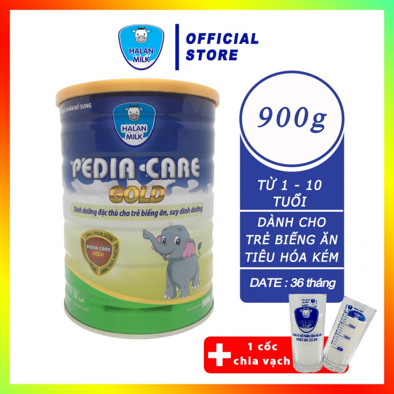 Sữa bột Pedia care gold 400g-900g-Dành cho bé biếng ăn, chậm lớn, hệ tiêu hóa kém