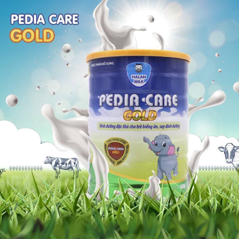 Sữa bột Pedia care gold 400g-900g-Dành cho bé biếng ăn, chậm lớn, hệ tiêu hóa kém