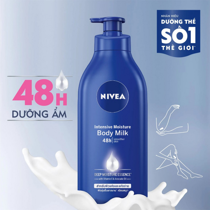 Sữa dưỡng thể NIVEA dưỡng ẩm chuyên sâu (600ml)