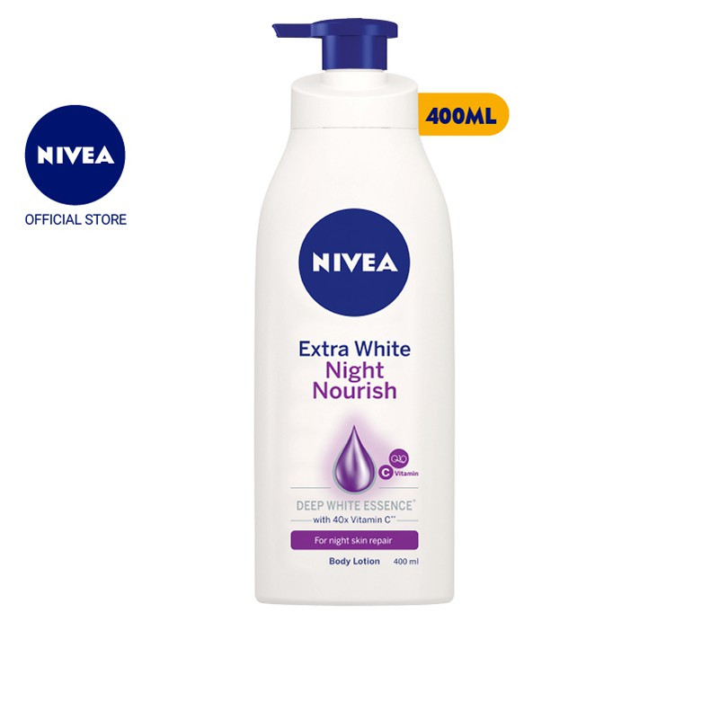 Sữa Dưỡng Thể Trắng Da Nivea Ban Đêm 400ml - 88126