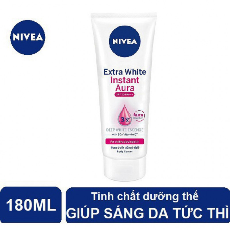 Tinh chất dưỡng thể giúp sáng da tức thì Nivea 180ml