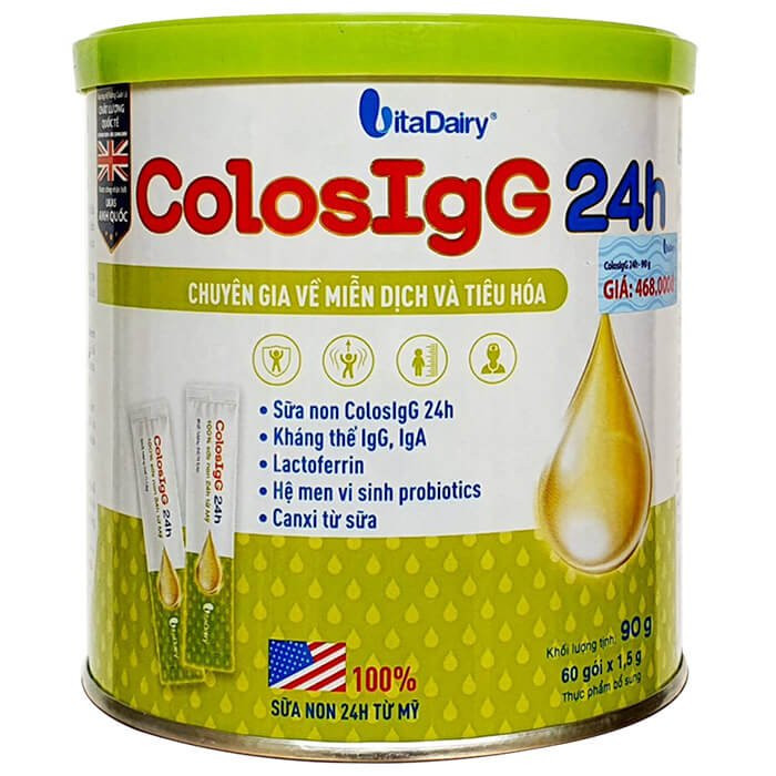 Sữa non ColosIgG 24h tăng cường kháng thể khẩn cấp