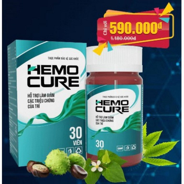 Hemocure - Viên Uống Hỗ Trợ Đẩy Lùi Bệnh Trĩ