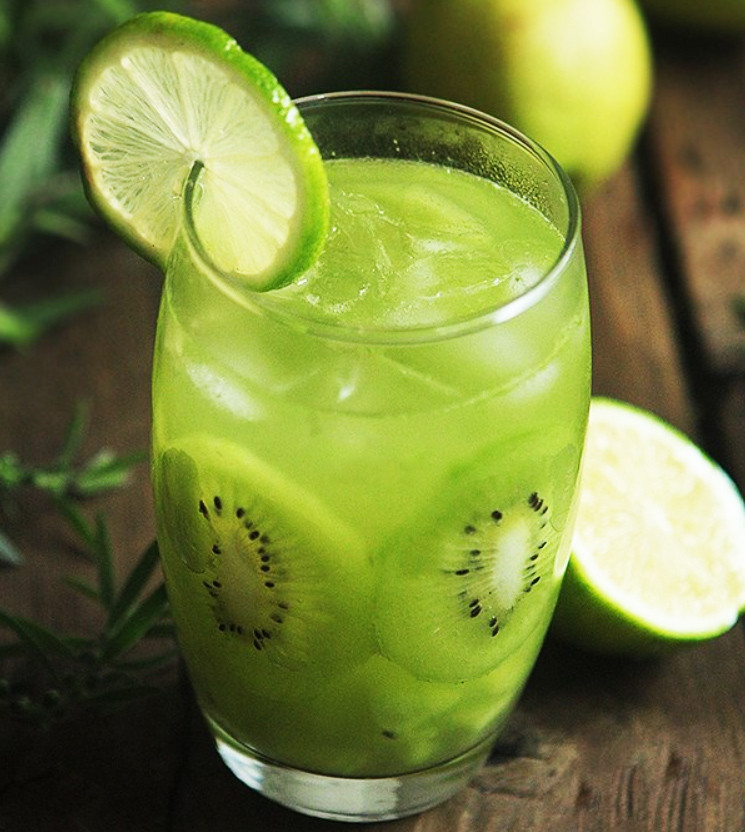 Nước ép kiwi, chanh