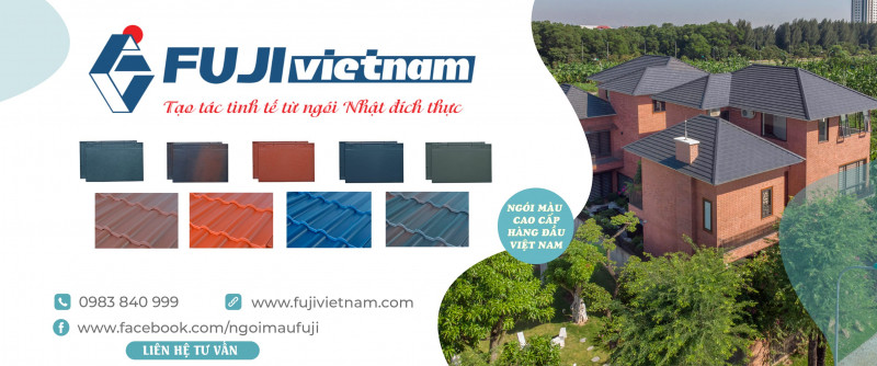 Ngói màu cao cấp Fuji là sản phẩm liên doanh Việt Nam – Nhật Bản