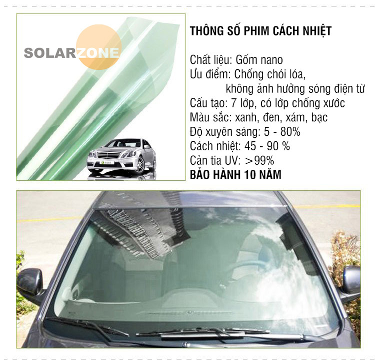 Phim cách nhiệt Solarzone