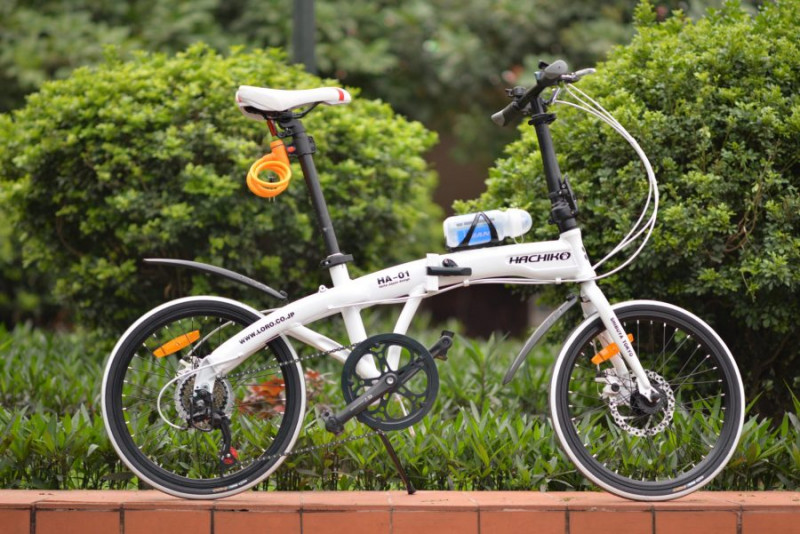Xe đạp gấp Hachiko có thể chạy với vận tốc 28km/h