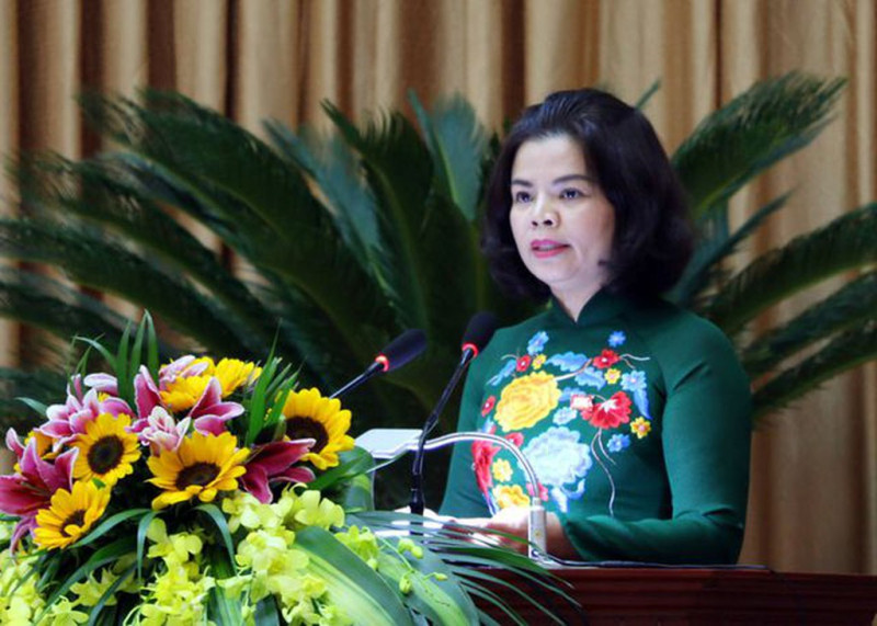 Bà Nguyễn Hương Giang - Chủ tịch UBND tỉnh Bắc Ninh.
