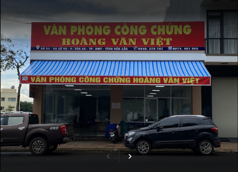 Văn phòng công chứng Hoàng Văn Việt