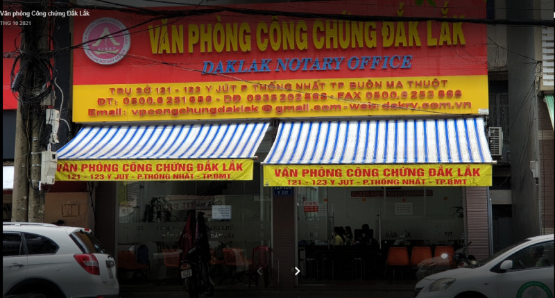 Văn phòng công chứng Đắk Lắk