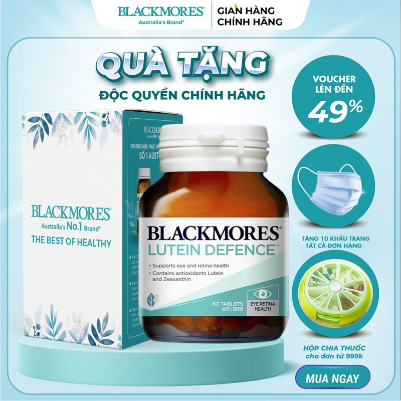 Viên uống bổ mắt Lutein Defence Blackmores Úc