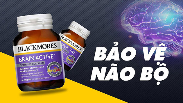 Viên uống bổ não tăng cường trí nhớ Blackmores Brain Active