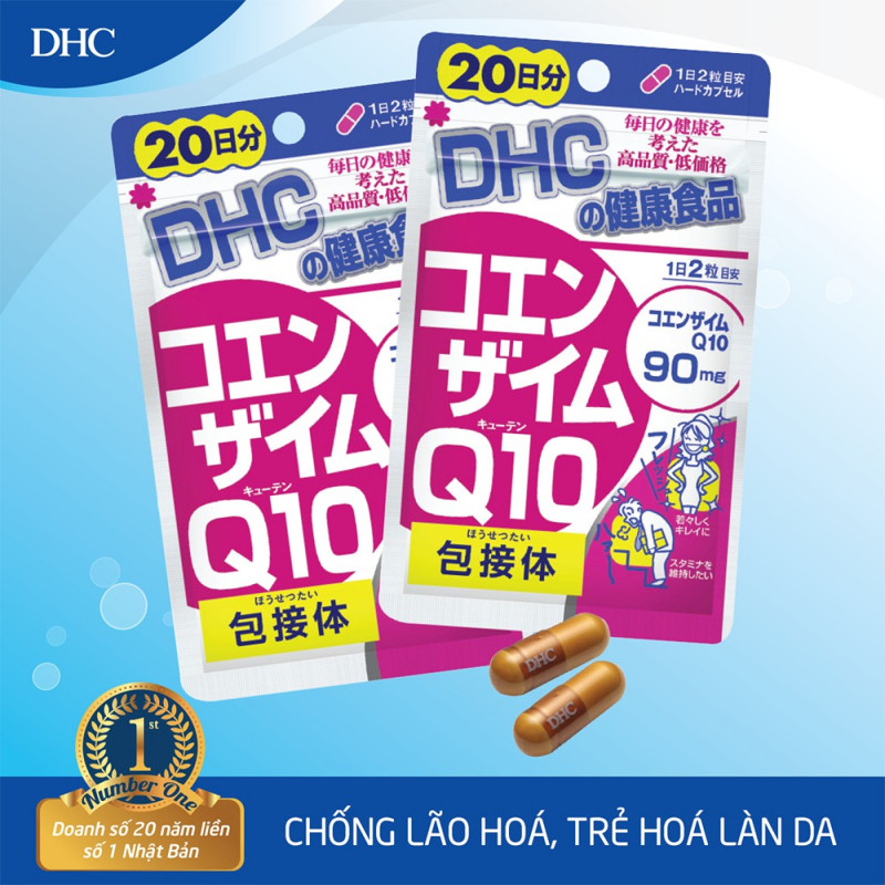 Viên uống Chống lão hóa trẻ da DHC COENZYME Q10