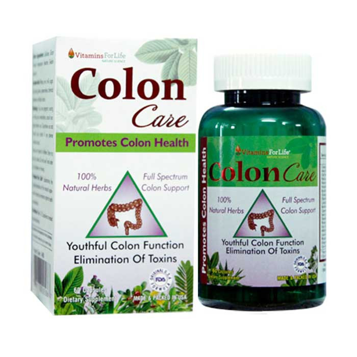Viên uống Colon Care Vitamins For Life hỗ trợ nhuận tràng