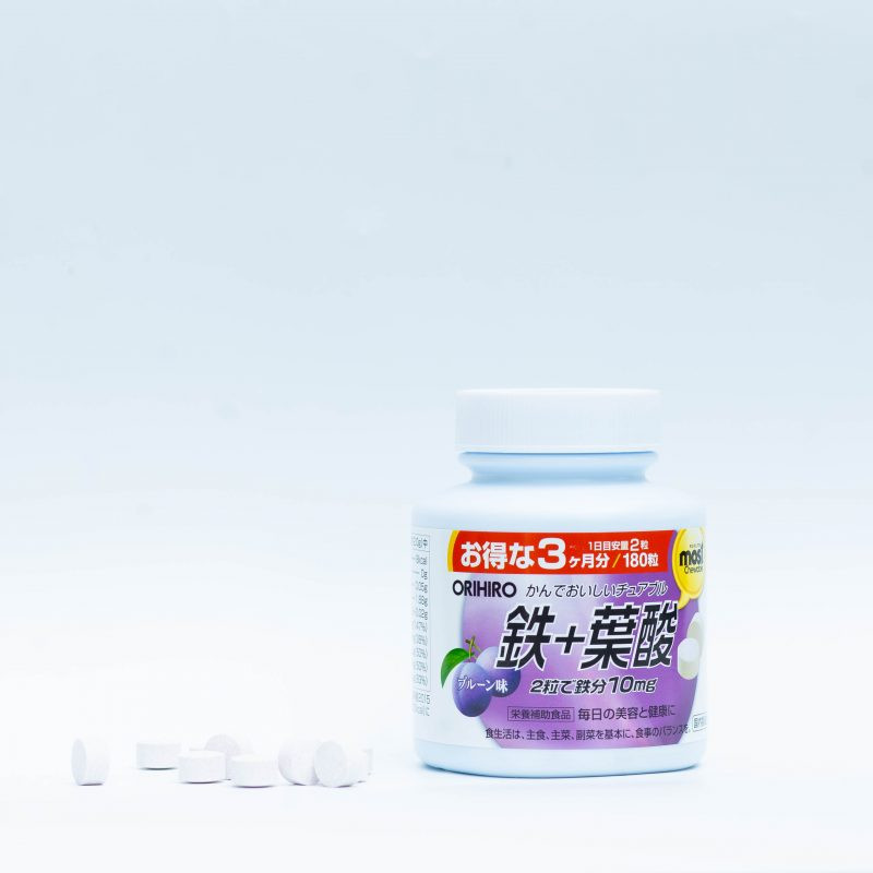 Acid Folic Orihiro Most Chewable Iron - sản phẩm hoàn hảo để mẹ bầu lựa chọn.