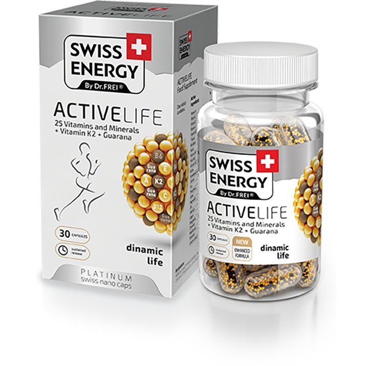 Viên nang vitamin tổng hợp bổ sung năng lượng- Swiss Energy Activelife