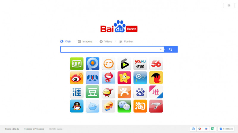 Giao diện Baidu