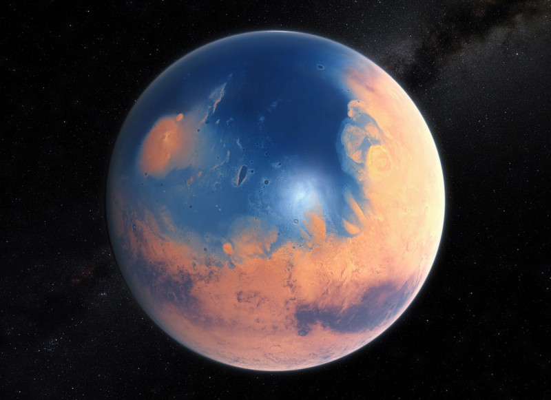 Cách đây 4 tỷ năm, nước và các dạng sống nguyên thủy có thể đã tồn tại trên Sao Hỏa