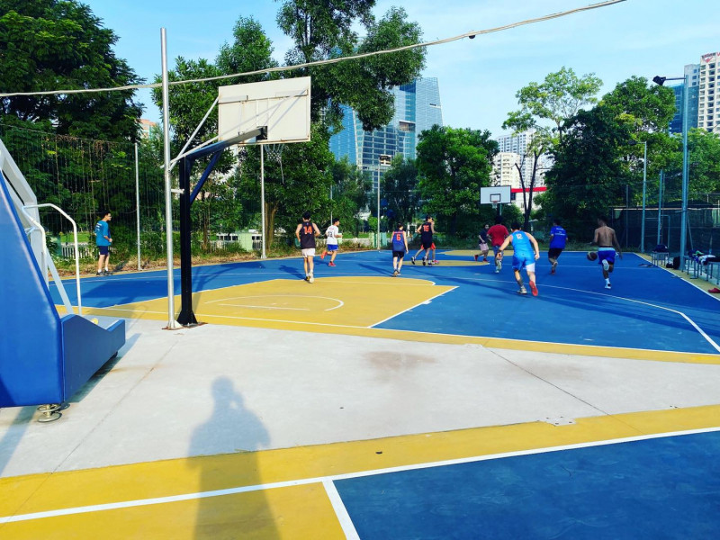 Sân bóng rổ Nhà văn hóa quận Thanh Xuân