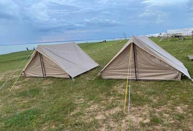 Cho thuê, setup lều trại và book tour - Hồ Dầu Tiếng