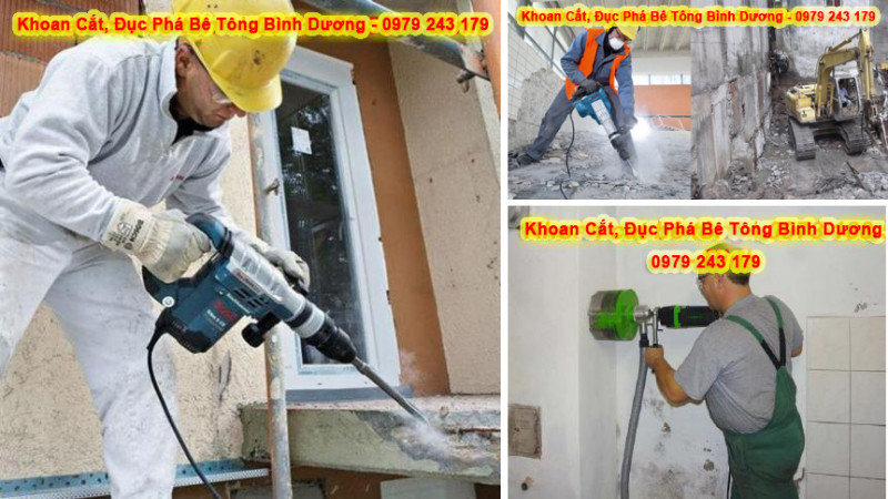 Dịch vụ khoan cắt bê tông Bình Dương