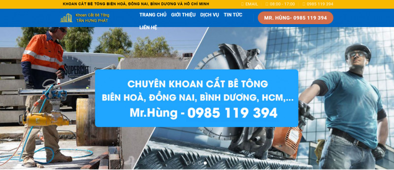 Khoan cắt bê tông Tân Hưng Phát