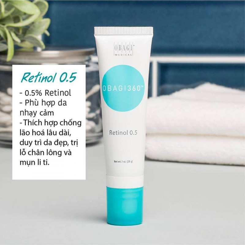 Kem dưỡng chống lão hóa ngừa mụn Obagi 360 Retinol 0.5%