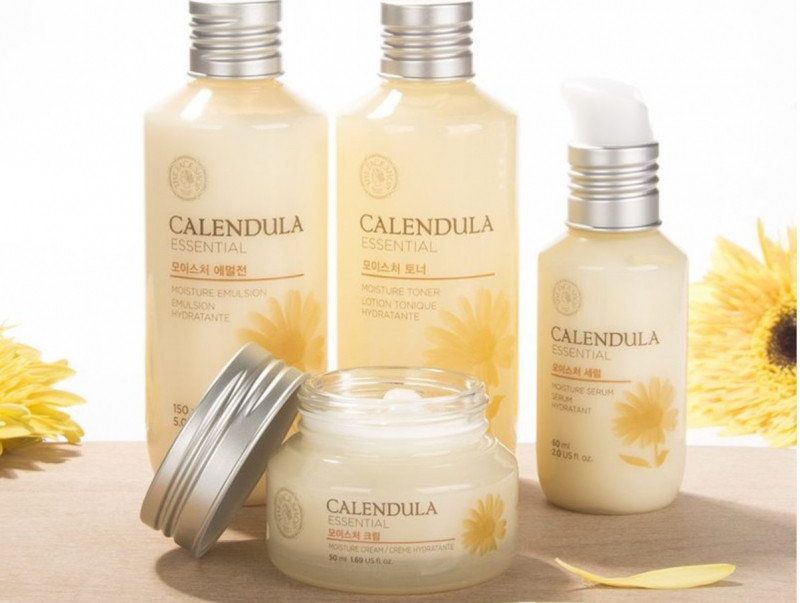 Kem dưỡng làm dịu da TheFaceShop Calendula Essential Moisture Cream