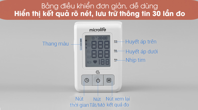 Máy đo huyết áp MICROLIFE BP B2 Basic