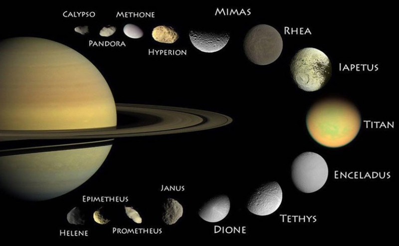 Iapetus - vệ tinh sao Thổ