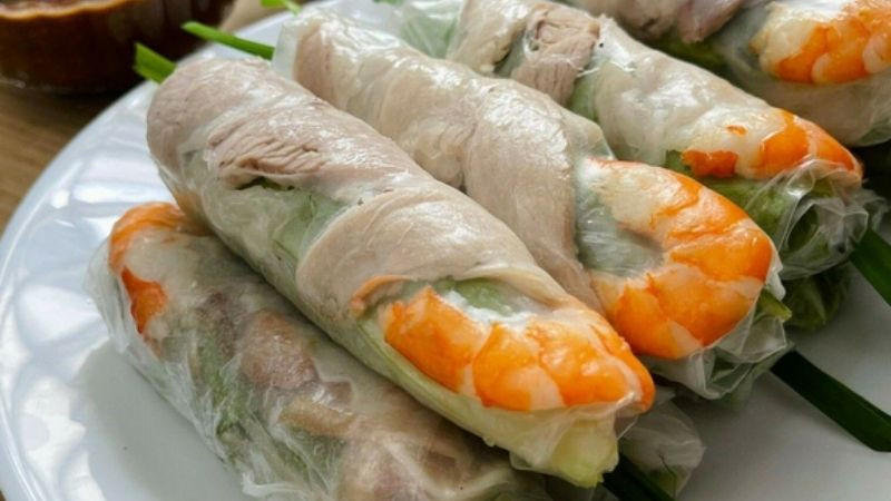 Ăn Vặt Hà Tiên - Bánh Crep Sầu Riêng & Gỏi Cuốn