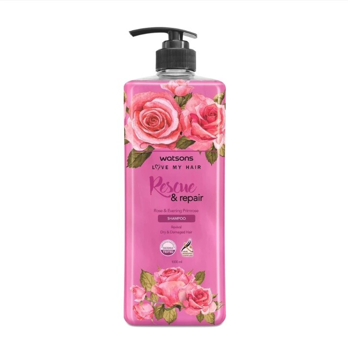 Dầu gội Watsons Love My Hair Rose Water & Evening Primrose Shampoo